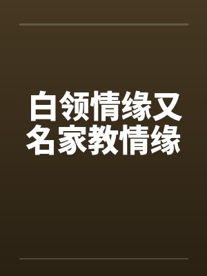 白领情缘1一12封面